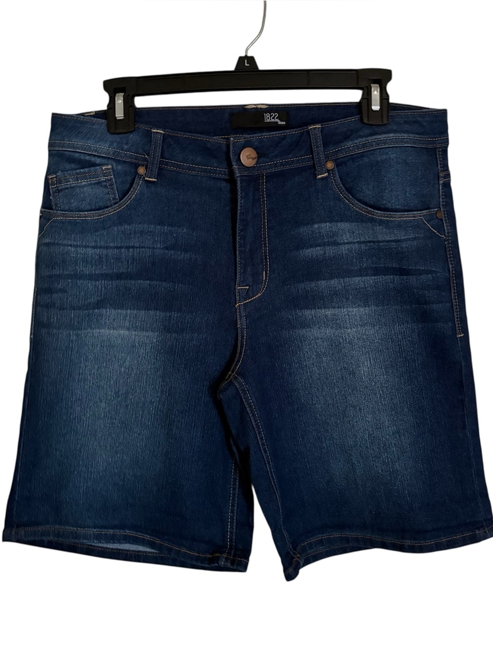 1822 Denim Dark Blue Women's Bermuda Shorts